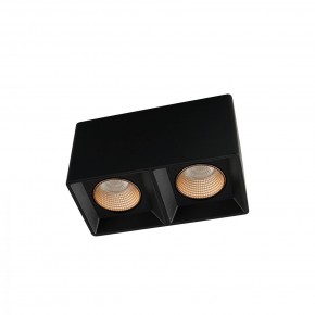 DK3085-BK+BR Светильник накладной IP 20, 10 Вт, GU5.3, LED, черный/бронзовый, пластик в Приобье - priobie.ok-mebel.com | фото