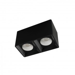 DK3085-BK+CH Светильник накладной IP 20, 10 Вт, GU5.3, LED, черный/хром, пластик в Приобье - priobie.ok-mebel.com | фото