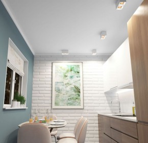 DK3085-WH+BR Светильник накладной IP 20, 10 Вт, GU5.3, LED, белый/бронзовый, пластик в Приобье - priobie.ok-mebel.com | фото 2