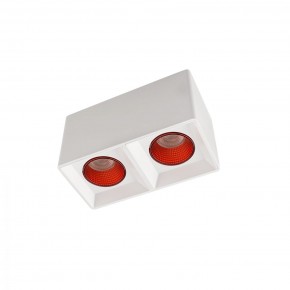 DK3085-WH+RD Светильник накладной IP 20, 10 Вт, GU5.3, LED, белый/красный, пластик в Приобье - priobie.ok-mebel.com | фото