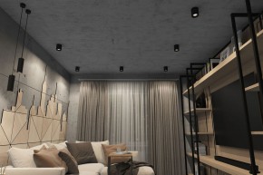 DK3090-BK+CH Светильник накладной IP 20, 10 Вт, GU5.3, LED, черный/хром, пластик в Приобье - priobie.ok-mebel.com | фото 2