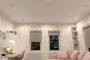 DK3090-WH+CH Светильник накладной IP 20, 10 Вт, GU5.3, LED, белый/хром, пластик в Приобье - priobie.ok-mebel.com | фото 2