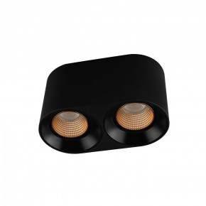 DK3096-BK+BR Светильник накладной IP 20, 10 Вт, GU5.3, LED, черный/бронзовый, пластик в Приобье - priobie.ok-mebel.com | фото