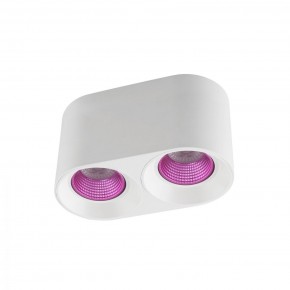 DK3096-WH+PI Светильник накладной IP 20, 10 Вт, GU5.3, LED, белый/розовый, пластик в Приобье - priobie.ok-mebel.com | фото