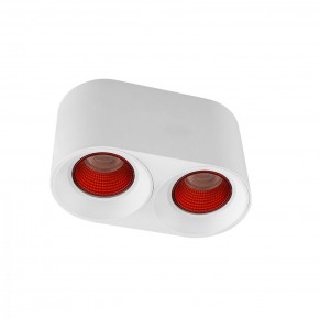 DK3096-WH+RD Светильник накладной IP 20, 10 Вт, GU5.3, LED, белый/красный, пластик в Приобье - priobie.ok-mebel.com | фото