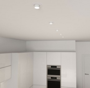 DK3120-WH Встраиваемый светильник, IP20, до 15 Вт, LED, GU5,3, белый, пластик в Приобье - priobie.ok-mebel.com | фото 6