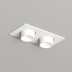 DK3122-WH Встраиваемый светильник, IP20, до 15 Вт, LED, GU5,3, белый, пластик в Приобье - priobie.ok-mebel.com | фото