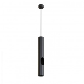 DK4045-BK Подвесной светильник, с декоративным вырезом, IP 20, до 15 Вт, LED, GU10, черный, алюминий в Приобье - priobie.ok-mebel.com | фото