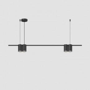 DK4061-BK Подвесной светильник ORBIT, IP20, 4xGU10 LED до 15 Вт, черный матовый, алюминий в Приобье - priobie.ok-mebel.com | фото