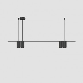 DK4061-BK Подвесной светильник ORBIT, IP20, 4xGU10 LED до 15 Вт, черный матовый, алюминий в Приобье - priobie.ok-mebel.com | фото 2