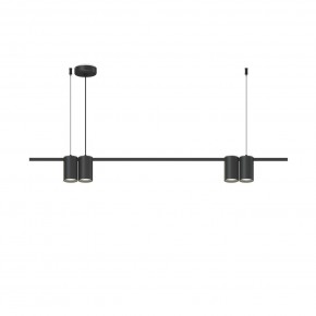 DK4061-BK Подвесной светильник ORBIT, IP20, 4xGU10 LED до 15 Вт, черный матовый, алюминий в Приобье - priobie.ok-mebel.com | фото 3