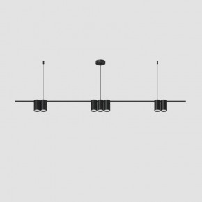DK4063-BK Подвесной светильник ORBIT, IP20, 7xGU10 LED до 15 Вт, черный матовый, алюминий в Приобье - priobie.ok-mebel.com | фото 2