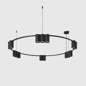 DK4067-BK Подвесной светильник ORBIT, IP20, 15xGU10 LED до 15 Вт, черный матовый, алюминий в Приобье - priobie.ok-mebel.com | фото 2