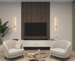 DK5012-SG Бра 800 мм, 3000К, IP20,7 Вт, матовое золото в Приобье - priobie.ok-mebel.com | фото 5