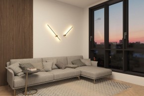 DK5012-SG Бра 800 мм, 3000К, IP20,7 Вт, матовое золото в Приобье - priobie.ok-mebel.com | фото 7