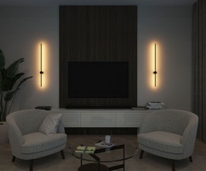 DK5014-BK Бра 1000 мм, 3000К, IP20, 12 Вт, черный, алюминий в Приобье - priobie.ok-mebel.com | фото 6