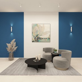 DK5022-WH Настенный светильник, IP20, до 15 Вт, LED, 2xGU10, белый, алюминий в Приобье - priobie.ok-mebel.com | фото 3