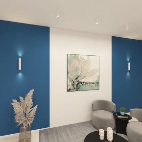 DK5022-WH Настенный светильник, IP20, до 15 Вт, LED, 2xGU10, белый, алюминий в Приобье - priobie.ok-mebel.com | фото 5