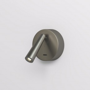 DK5072-DN Бра SHINE WALL со светодиодом, D104*H68, IP20, 3000К, 3W, RA?90, темный никель, алюминий в Приобье - priobie.ok-mebel.com | фото