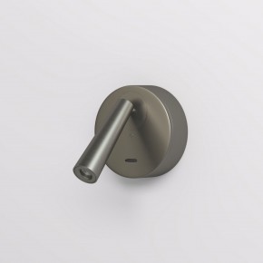 DK5072-DN Бра SHINE WALL со светодиодом, D104*H68, IP20, 3000К, 3W, RA?90, темный никель, алюминий в Приобье - priobie.ok-mebel.com | фото 2