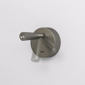 DK5072-DN Бра SHINE WALL со светодиодом, D104*H68, IP20, 3000К, 3W, RA?90, темный никель, алюминий в Приобье - priobie.ok-mebel.com | фото 3