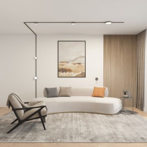 DK5072-DN Бра SHINE WALL со светодиодом, D104*H68, IP20, 3000К, 3W, RA?90, темный никель, алюминий в Приобье - priobie.ok-mebel.com | фото 5