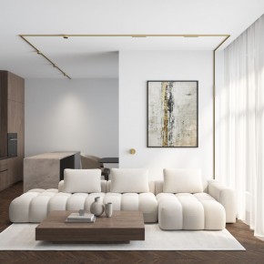DK5072-SB Бра SHINE WALL со светодиодом, D104*H68, IP20, 3000К, 3W, RA?90, сатинированная латунь, алюминий в Приобье - priobie.ok-mebel.com | фото 6