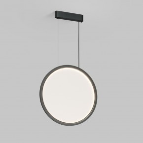 DK6606-BK Подвесной вертикальный светильник Veil со светодиодом H1700 d600 220V 48W 3000-6000K IP20 черный алюминий в Приобье - priobie.ok-mebel.com | фото 3