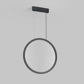 DK6606-BK Подвесной вертикальный светильник Veil со светодиодом H1700 d600 220V 48W 3000-6000K IP20 черный алюминий в Приобье - priobie.ok-mebel.com | фото 4