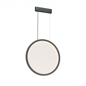 DK6606-BK Подвесной вертикальный светильник Veil со светодиодом H1700 d600 220V 48W 3000-6000K IP20 черный алюминий в Приобье - priobie.ok-mebel.com | фото 5