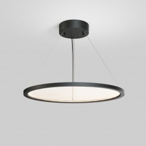 DK6616-BK Подвесной горизонтальный светильник Veil со светодиодом H900 d600 220V 48W 3000-6000K IP20 черный алюминий в Приобье - priobie.ok-mebel.com | фото
