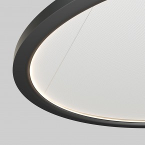 DK6616-BK Подвесной горизонтальный светильник Veil со светодиодом H900 d600 220V 48W 3000-6000K IP20 черный алюминий в Приобье - priobie.ok-mebel.com | фото 3