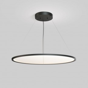 DK6620-BK Подвесной горизонтальный светильник Veil со светодиодом H900 d1000 220V 82W 3000-6000K IP20 черный алюминий в Приобье - priobie.ok-mebel.com | фото