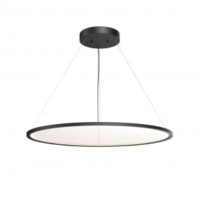 DK6620-BK Подвесной горизонтальный светильник Veil со светодиодом H900 d1000 220V 82W 3000-6000K IP20 черный алюминий в Приобье - priobie.ok-mebel.com | фото 4
