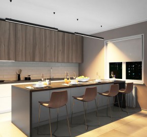 DK9123-BK Линейный светильник 30W 1250mm 3000K, черный в Приобье - priobie.ok-mebel.com | фото 7