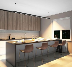 DK9253-BK Линейный светильник 62W 2500mm 3000K, черный в Приобье - priobie.ok-mebel.com | фото 5