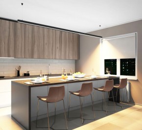 DK9303-BK Линейный светильник 72W 3000mm 3000K, черный в Приобье - priobie.ok-mebel.com | фото 5