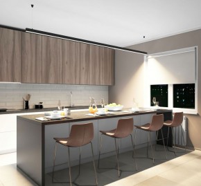 DK9304-BK Линейный светильник 72W 3000mm 4000K, черный в Приобье - priobie.ok-mebel.com | фото 5