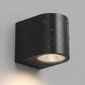 DK9790-BK Настенный уличный светильник NARVIK, IP44, GU10 LED, до 15 Вт, черный, алюминий в Приобье - priobie.ok-mebel.com | фото 3