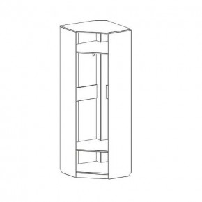 ЭЛАНА Прихожая (модульная) Бодега Белая в Приобье - priobie.ok-mebel.com | фото 5