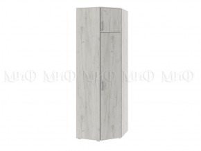 ЕВА NEW Прихожая Шкаф угловой (модульная) дуб крафт белый в Приобье - priobie.ok-mebel.com | фото