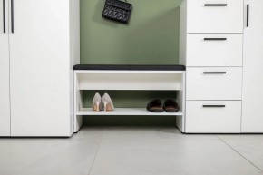 ЭЙР прихожая (модульная) Белый Шагрень в Приобье - priobie.ok-mebel.com | фото 23