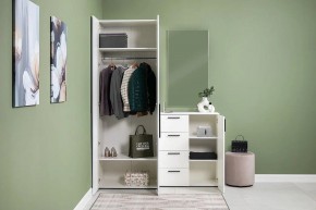 ЭЙР прихожая (модульная) Белый Шагрень в Приобье - priobie.ok-mebel.com | фото 25