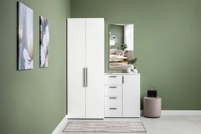 ЭЙР прихожая (модульная) Белый Шагрень в Приобье - priobie.ok-mebel.com | фото 26