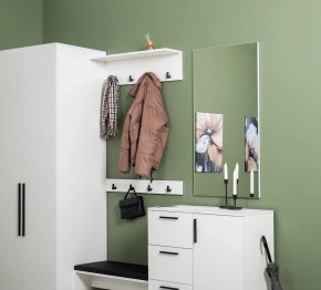 ЭЙР прихожая (модульная) Белый Шагрень в Приобье - priobie.ok-mebel.com | фото 33