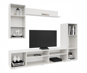 Гостиная Аннели (Белый/Белый глянцевый) в Приобье - priobie.ok-mebel.com | фото 2