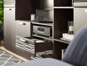 АСТИ Гостиная Вариант №1 МДФ (Венге) в Приобье - priobie.ok-mebel.com | фото 2