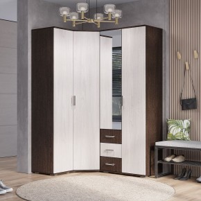 Гостиная Белла (модульная) венге/ясень белый в Приобье - priobie.ok-mebel.com | фото 15