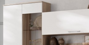 Гостиная Флай (ЦС-01/ШК-04) дуб сонома/белый в Приобье - priobie.ok-mebel.com | фото 11
