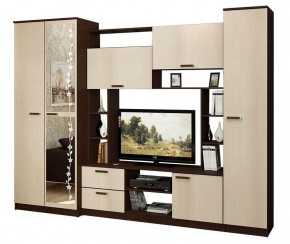 Гостиная Флора (венге/лоредо нов.) в Приобье - priobie.ok-mebel.com | фото 2